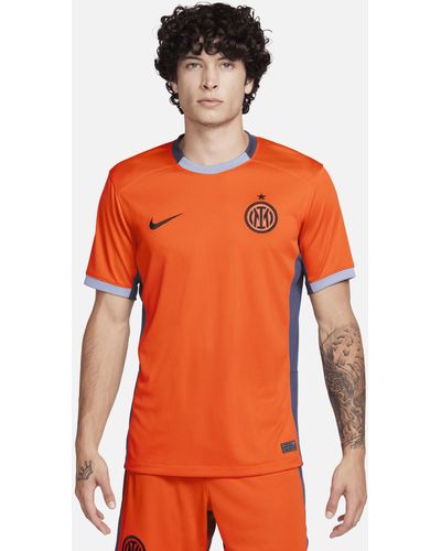 Nike Inter Milan 2023/24 Stadium Third Dri-fit Football Shirt 50% Recycled Polyester - Orange