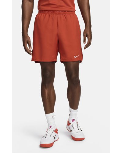 Nike Shorts da tennis 18 cm dri-fit court victory - Rosso
