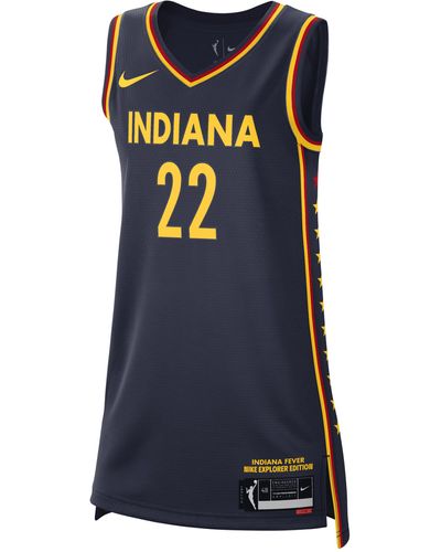 Nike Indiana Fever Explorer Edition Dri-fit Wnba Victory Jersey - Blue