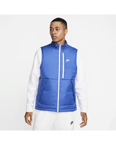 Nike Smanicato sportswear therma-fit legacy - Blu