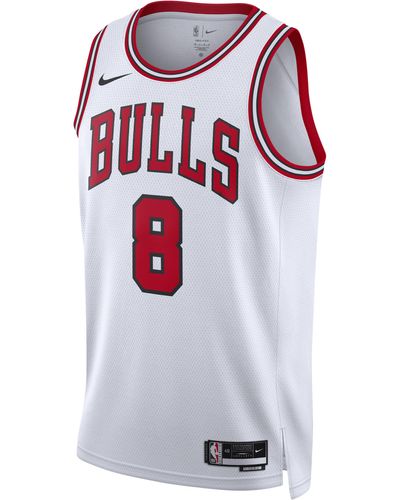 Nike Chicago Bulls Association Edition 2022/23 Dri-fit Nba Swingman Jersey - White