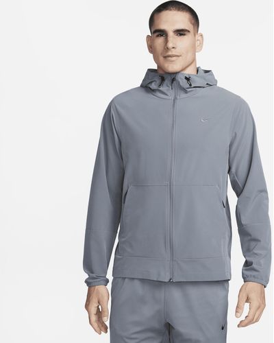 Nike Unlimited Water-repellent Hooded Versatile Jacket 50% Recycled Polyester - Blue