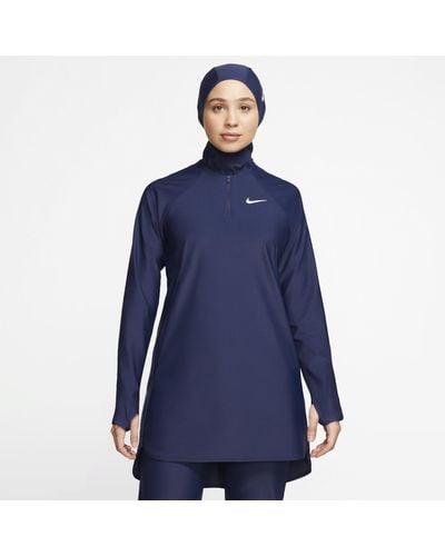 Nike Victory Full-coverage Swim Tunic - Blue