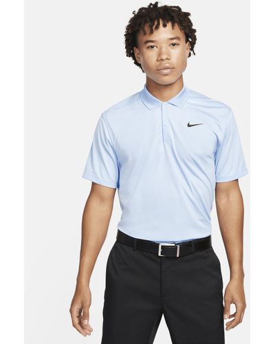 Nike Dri-fit Victory Golf Polo 50% Recycled Polyester - Blue