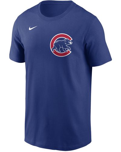 Nike Dansby Swanson Chicago Cubs Fuse Mlb T-shirt - Blue