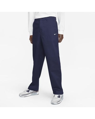 Nike Pantaloni el chino life - Blu