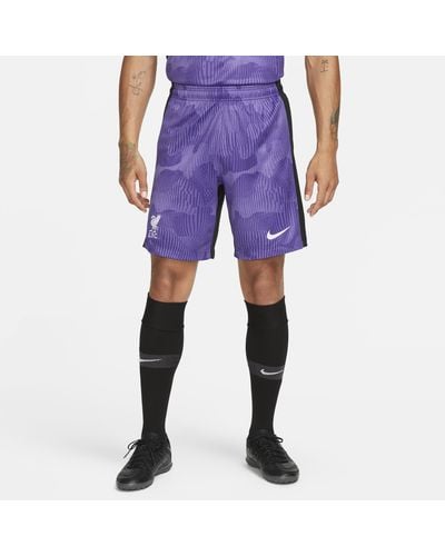 Nike Shorts da calcio dri-fit liverpool fc 2023/24 stadium da uomo - Blu