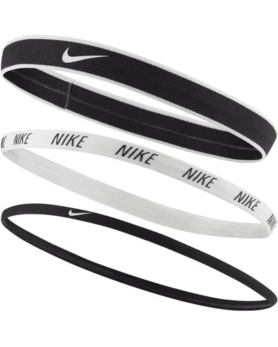 Nike Mixed Width Headbands (3 Pack) - Black