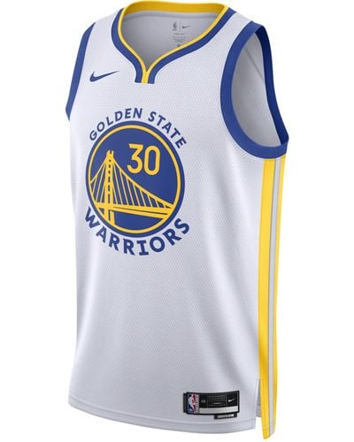 Men's Nike Stephen Curry Royal Golden State Warriors Authentic Jersey - Icon Edition