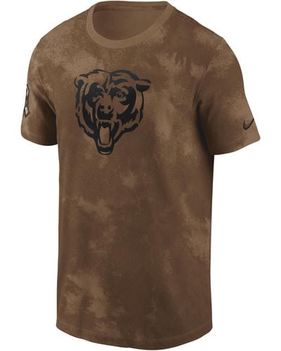 Nike Jacksonville Jaguars Salute To Service Sideline Nfl T-shirt - Brown