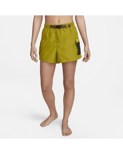 Nike Cargo Cover-up Swim Shorts - Yellow