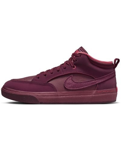 Nike Sb React Leo Premium Skate Shoes - Purple