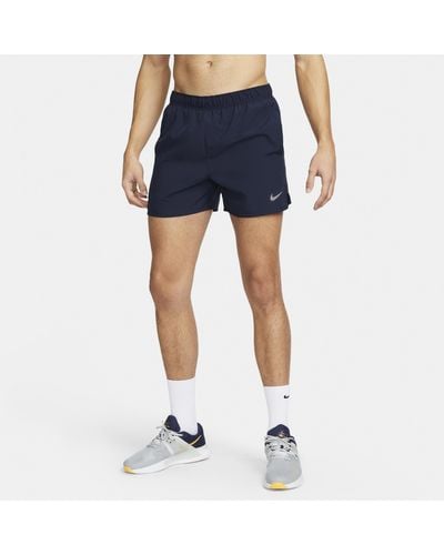 Nike Shorts da running dri-fit con slip foderati 13 cm challenger - Blu