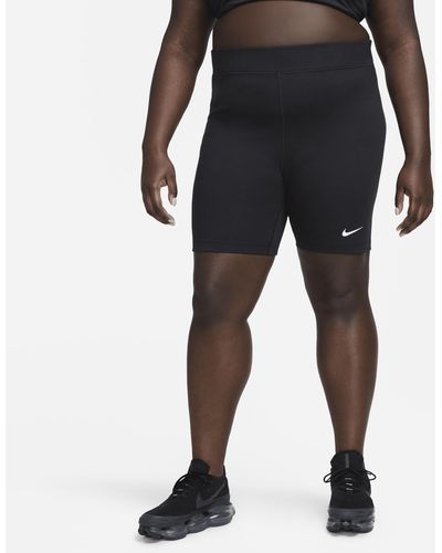 Nike Sportswear Classic High-waisted 20.5cm (approx.) Biker Shorts Polyester - Black