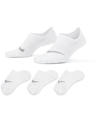 Nike Everyday Plus Lightweight Training Footie Socks (3 Pairs) - White