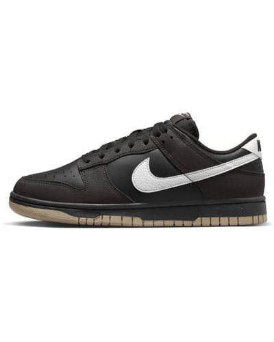 Nike Dunk Low Next Nature Shoes Leather - Black