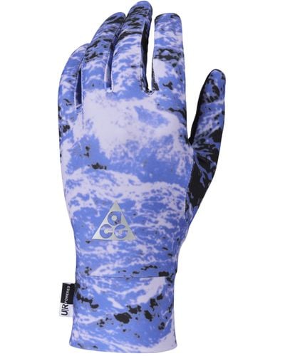 Nike Acg Dri-fit Lightweight Gloves - Blue