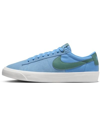 Nike Sb Zoom Blazer Low Pro Gt Skate Shoes - Blue