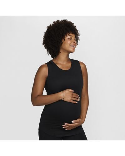 Nike (m) One Dri-fit Slim-fit Tank Top (maternity) - Black