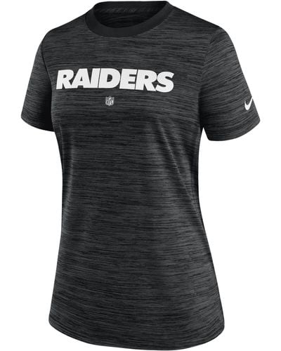 Nike Dri-fit Sideline Velocity (nfl Las Vegas Raiders) T-shirt - Black