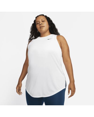 Nike Dri-fit Tank Top (plus Size) - White