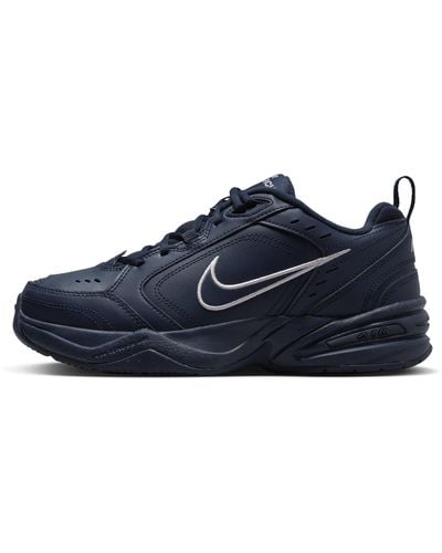 Nike Air Monarch Iv Amp Workout Shoes Leather - Blue