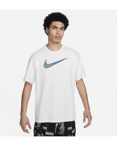 Nike Lebron M90 Basketball T-shirt Cotton - White