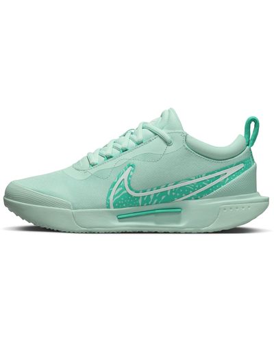 Nike Court Air Zoom Pro Hard Court Tennis Shoes - Green