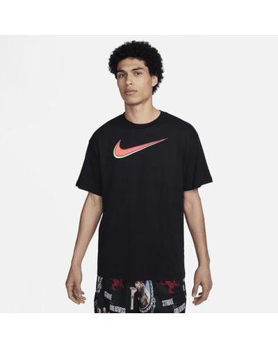 Nike Lebron M90 Basketball T-shirt Cotton - Black