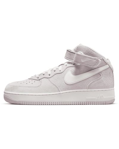 mens purple air force ones