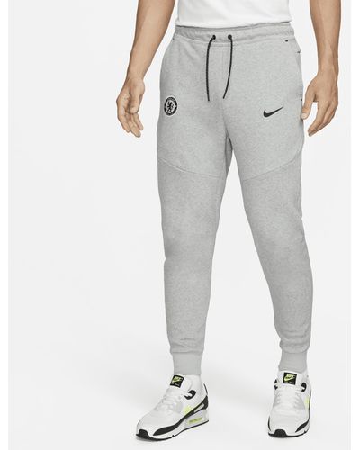 Nike Chelsea F.c. Tech Fleece Third Football joggers 50% Sustainable Blends - Grey