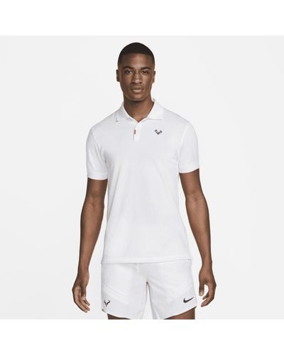 Nike The Polo Rafa Slim-fit Polo - White