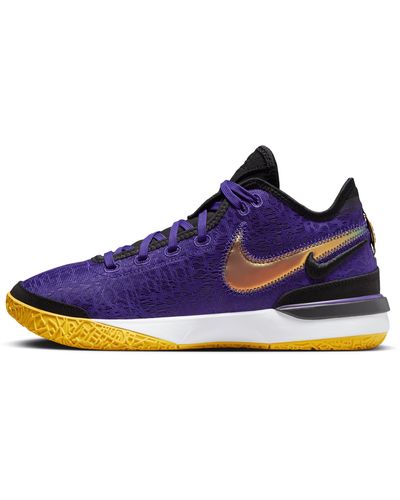 Purple LeBron James Shoes.