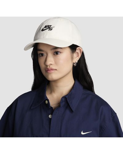 Nike Sb Club Unstructured Skate Cap - Blue