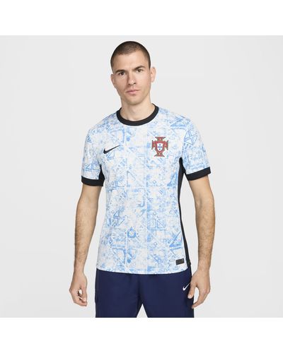 Nike Portugal ( Team) 2024/25 Stadium Away Dri-fit Football Replica Shirt 50% Recycled Polyester - Blue