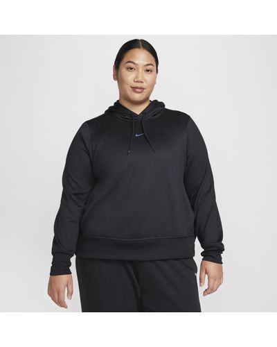 Nike Therma-fit One Pullover Hoodie (plus Size) - Black