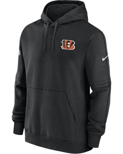 Men's Nike Black Cincinnati Bengals 2022 AFC North Division Champions Locker Room Trophy Collection Pullover Hoodie Size: Small