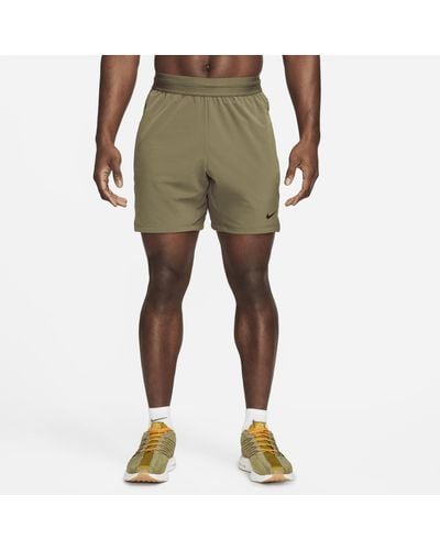 Nike Flex Rep 4.0 Dri-fit Niet-gevoerde Fitnessshorts - Groen