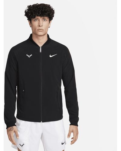 Nike Dri-fit Rafa Tennis Jacket 50% Recycled Polyester - Black