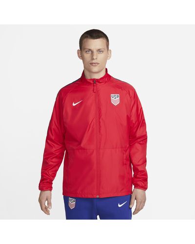 Nike U.s. Repel Academy Awf Soccer Jacket - Red