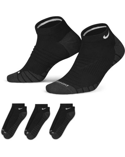 Nike Everyday Max Cushioned Training No-show Socks - Black