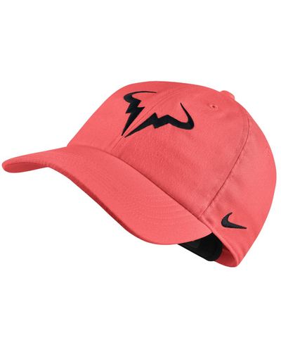 Nike Court Aerobill H86 Rafael Nadal Adjustable Tennis Hat (pink)