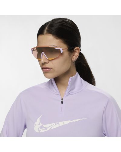 Nike Marquee Edge Mirrored Sunglasses - Purple