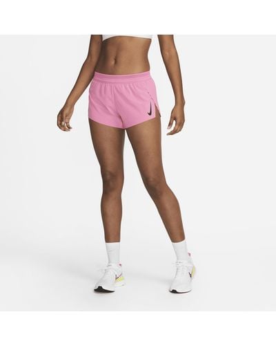 Nike Shorts da running aeroswift - Rosa