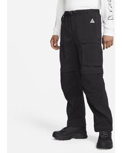 Nike Acg 'smith Summit' Cargo Pants Nylon - Black
