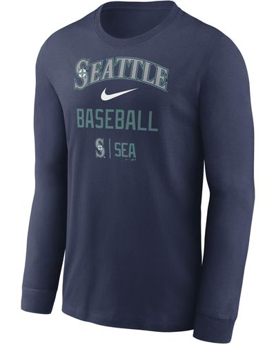 Seattle Mariners Camo Logo Men's Nike MLB T-Shirt.