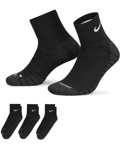 Nike Everyday Max Cushioned Training Ankle Socks - Black