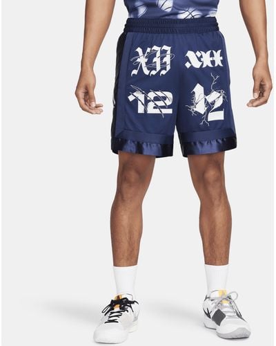 Nike Shorts da basket 15 cm dri-fit dna ja - Blu