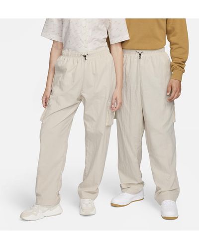 Nike Sportswear Essential High-rise Woven Cargo Pants - Natural