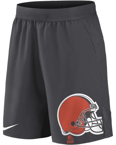 Nike Dri-fit Stretch (nfl Cleveland Browns) Shorts - Gray